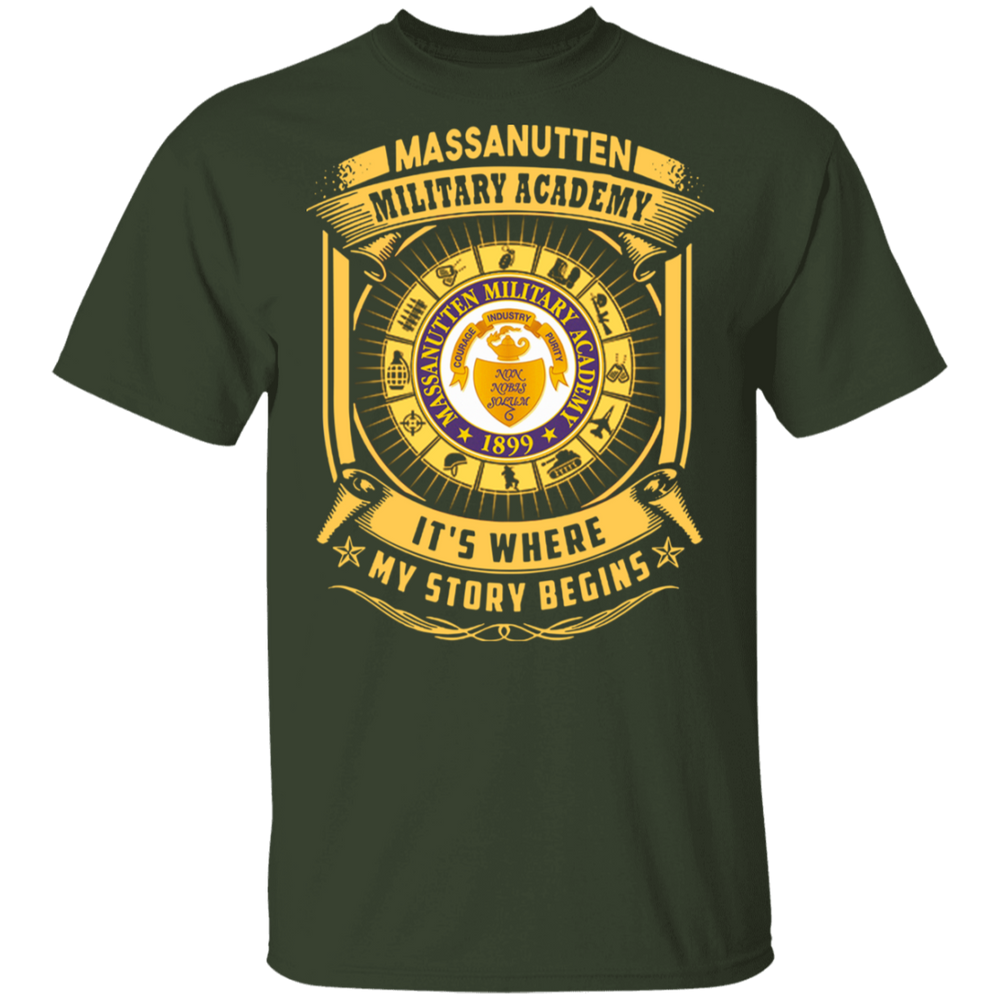 MASSANUTTEN MILITARY ACADEMY IT IS WHERE MY STORY BEGINS SHIRT