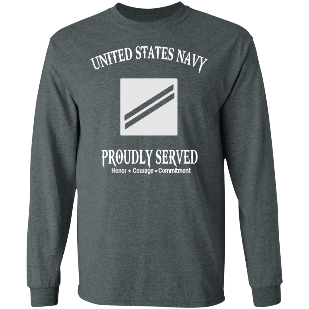 USN E2 SEAMAN APPRENTICE PROUDLY SERVED SHIRT