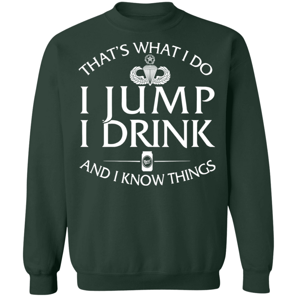 Master Parachutist Badge I Jump Drink Shirt