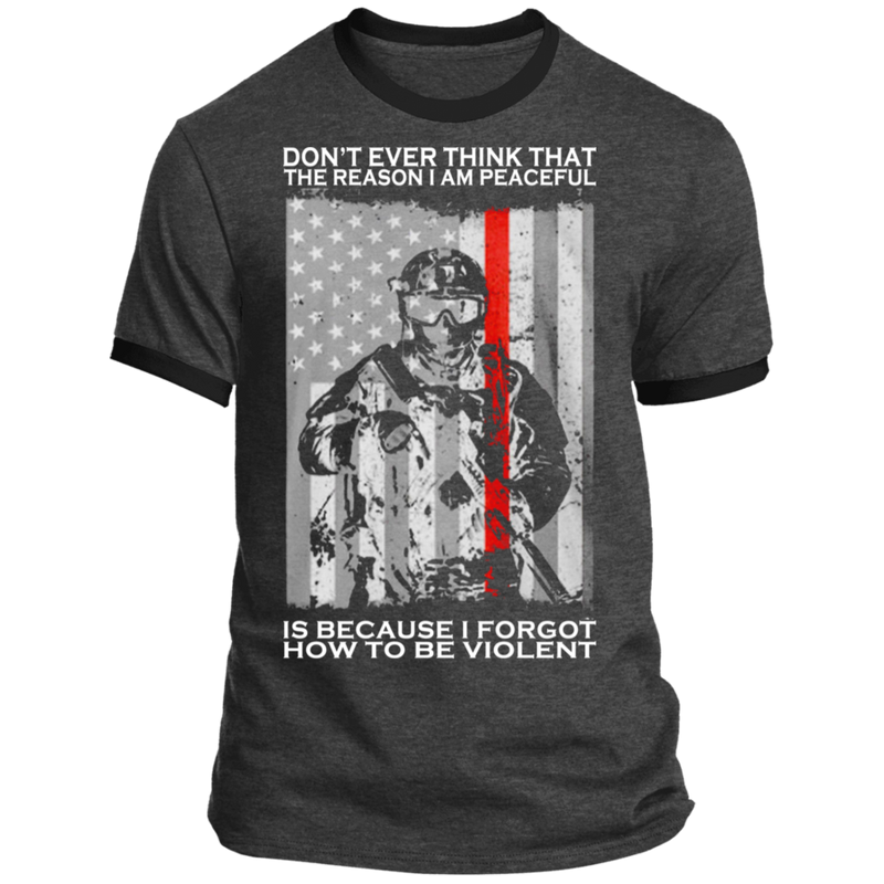 BECAUSE I FORGOT HOW TO BE VIOLENT SHIRT