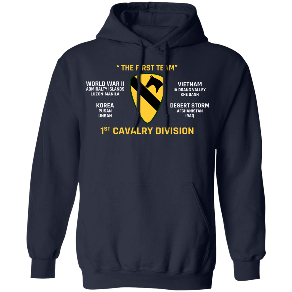 THE FIRST TEAM 1ST CAVALRY DIVISION SHIRT