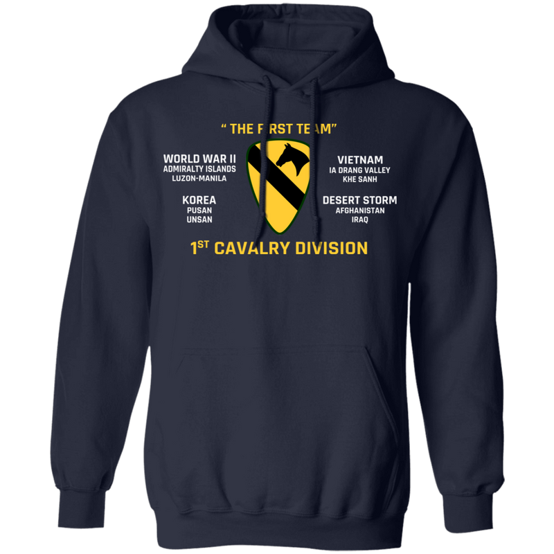 THE FIRST TEAM 1ST CAVALRY DIVISION SHIRT