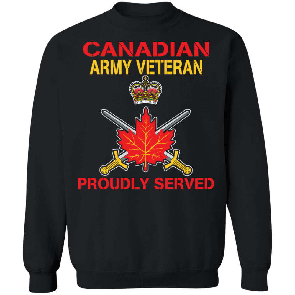 CANADIAN ARMY PROUDLY SERVED SHIRT