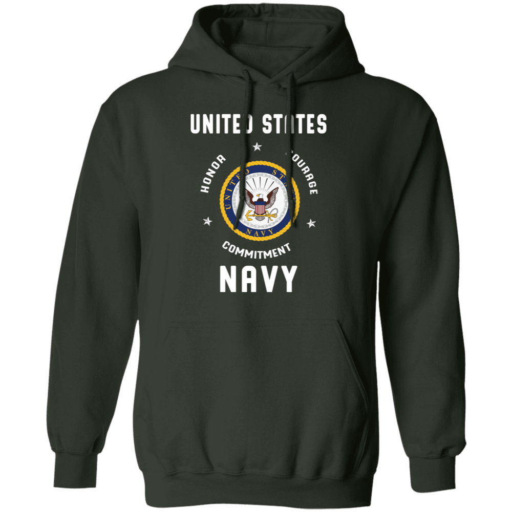 USN HONOR COURAGE COMMITMENT SHIRT