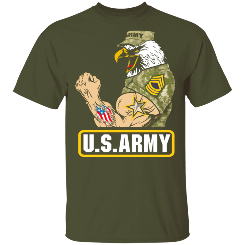 US ARMY RANK MASTER SERGEANT (MSG) SHIRT