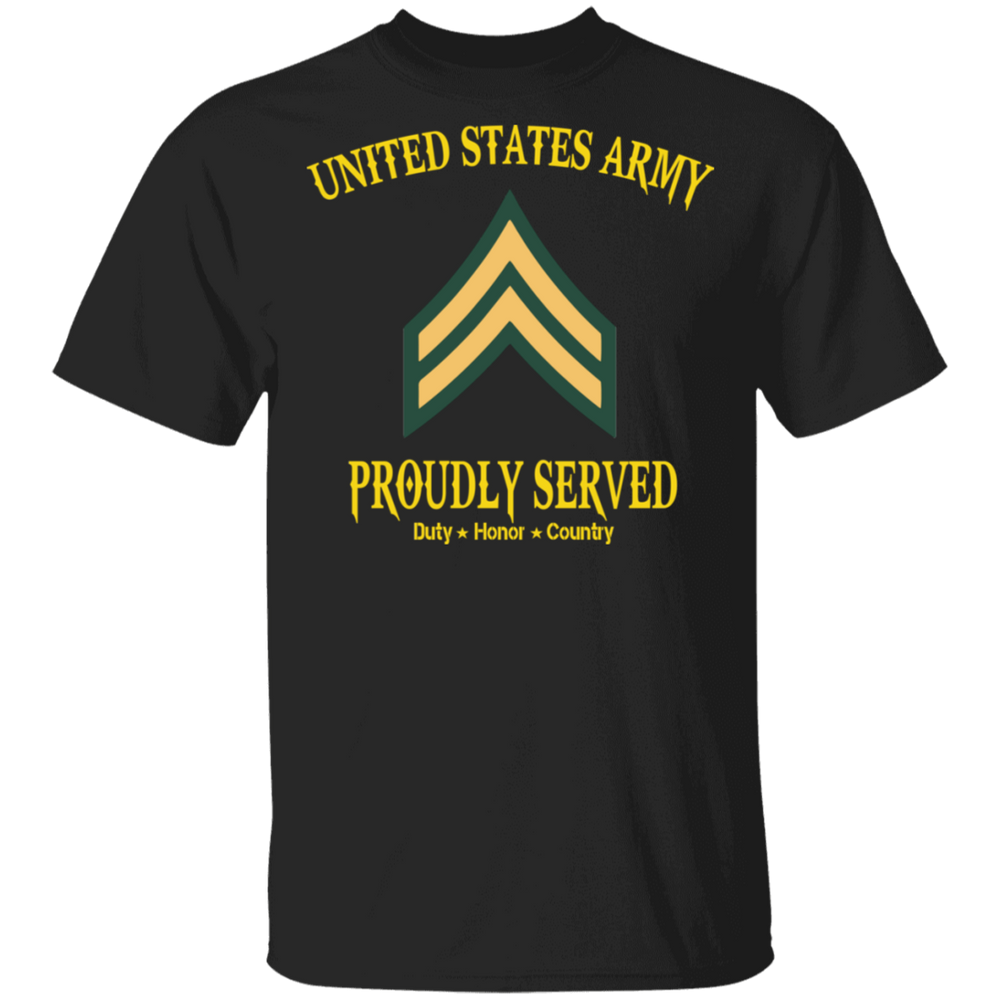 UNITED STATES ARMY E4 CPL PROUDLY SERVED