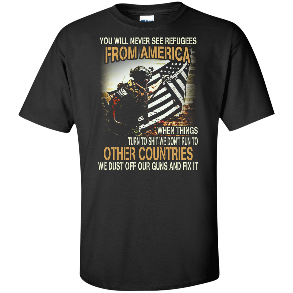 WE DUST OFF OUR GUN AND FIX IT SHIRT
