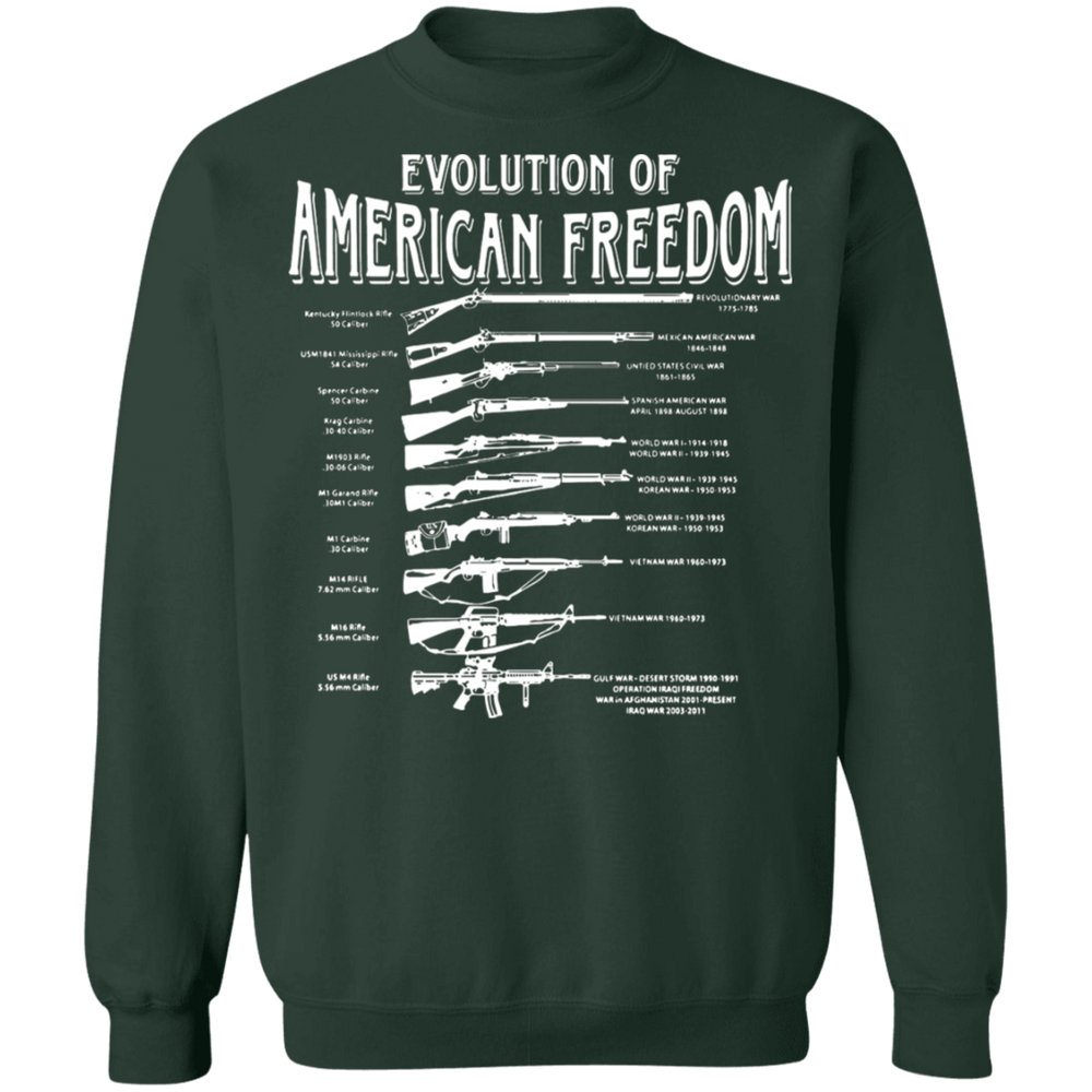EVOLUTION OF AMERICANFREEDOM SHIRT