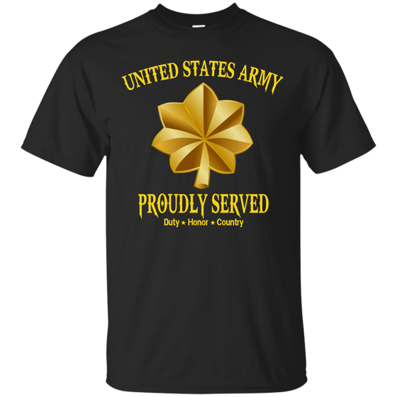 Army Major Proudly Served Shirt