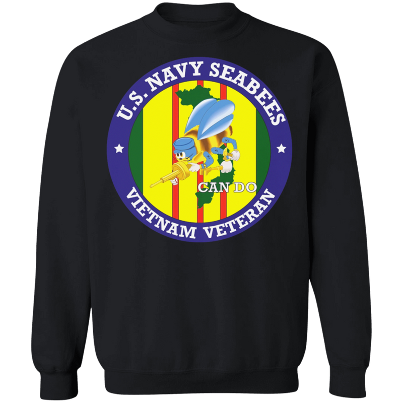 USN SEABEES CAN DO VIETNAM VET SHIRT