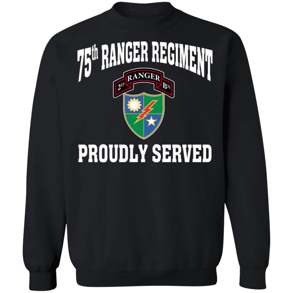 75TH RANGER REGIMENT PROUDLY SERVED SHIRT
