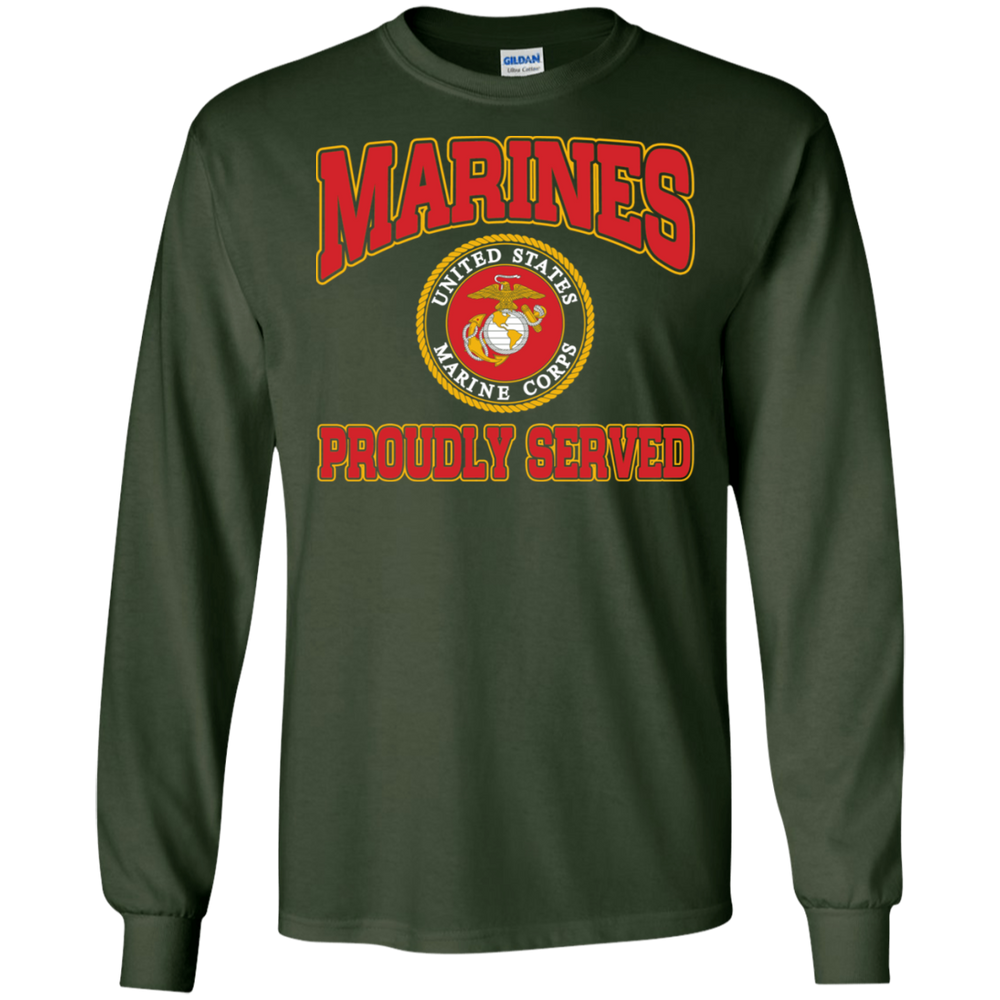 Proudly Served Marines Veteran