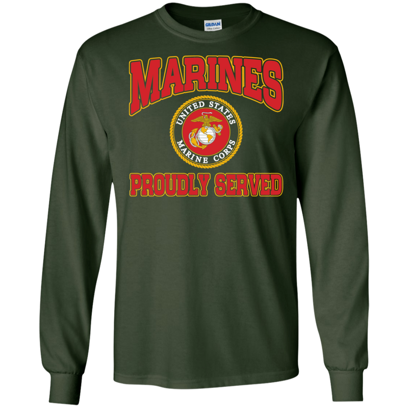 Proudly Served Marines Veteran