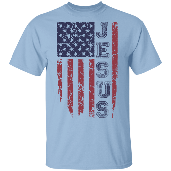 US FLAG JESUS SHIRT