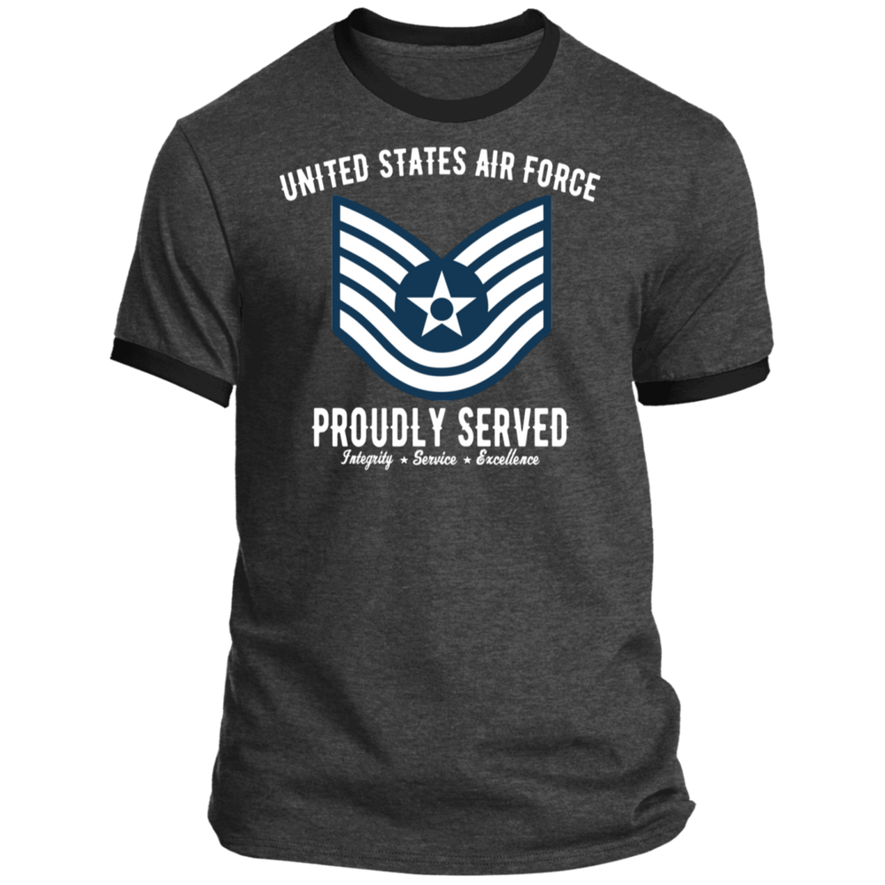 AIR FORCE PROUDLY SERVED E6 SHIRT