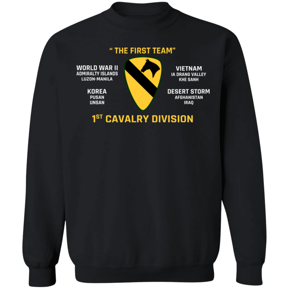 THE FIRST TEAM 1ST CAVALRY DIVISION SHIRT