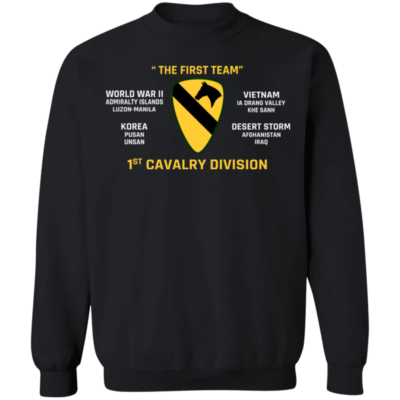 THE FIRST TEAM 1ST CAVALRY DIVISION SHIRT