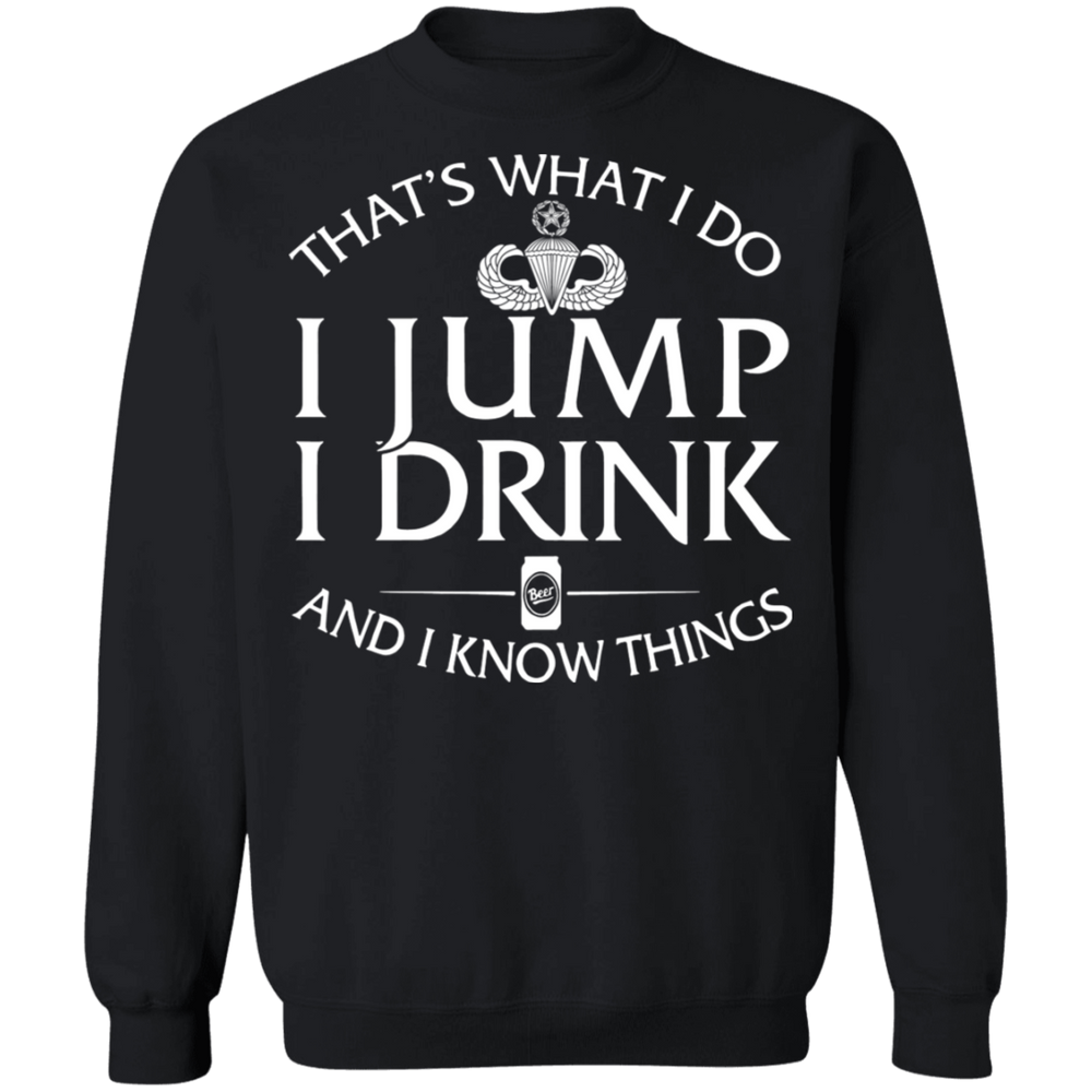 Master Parachutist Badge I Jump Drink Shirt