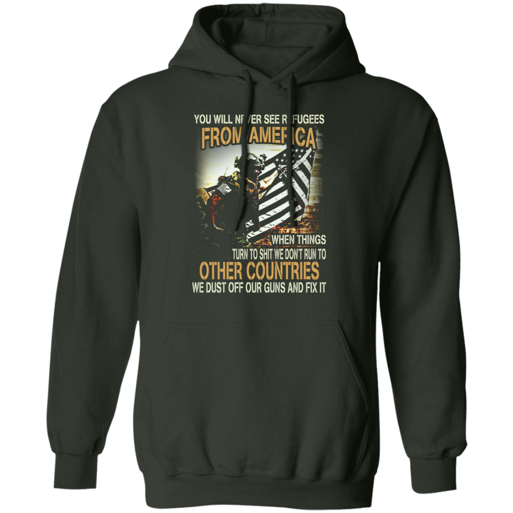 WE DUST OFF OUR GUN AND FIX IT SHIRT