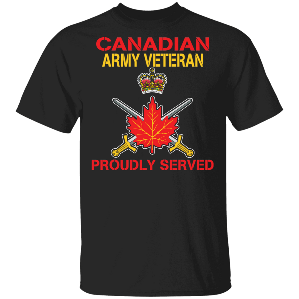 CANADIAN ARMY PROUDLY SERVED SHIRT