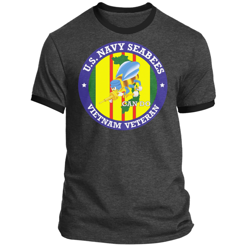 USN SEABEES CAN DO VIETNAM VET SHIRT