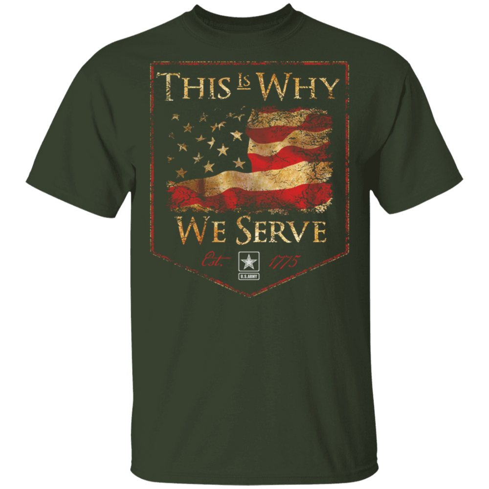 ARMY THIS IS WHY WE SERVED SHIRT