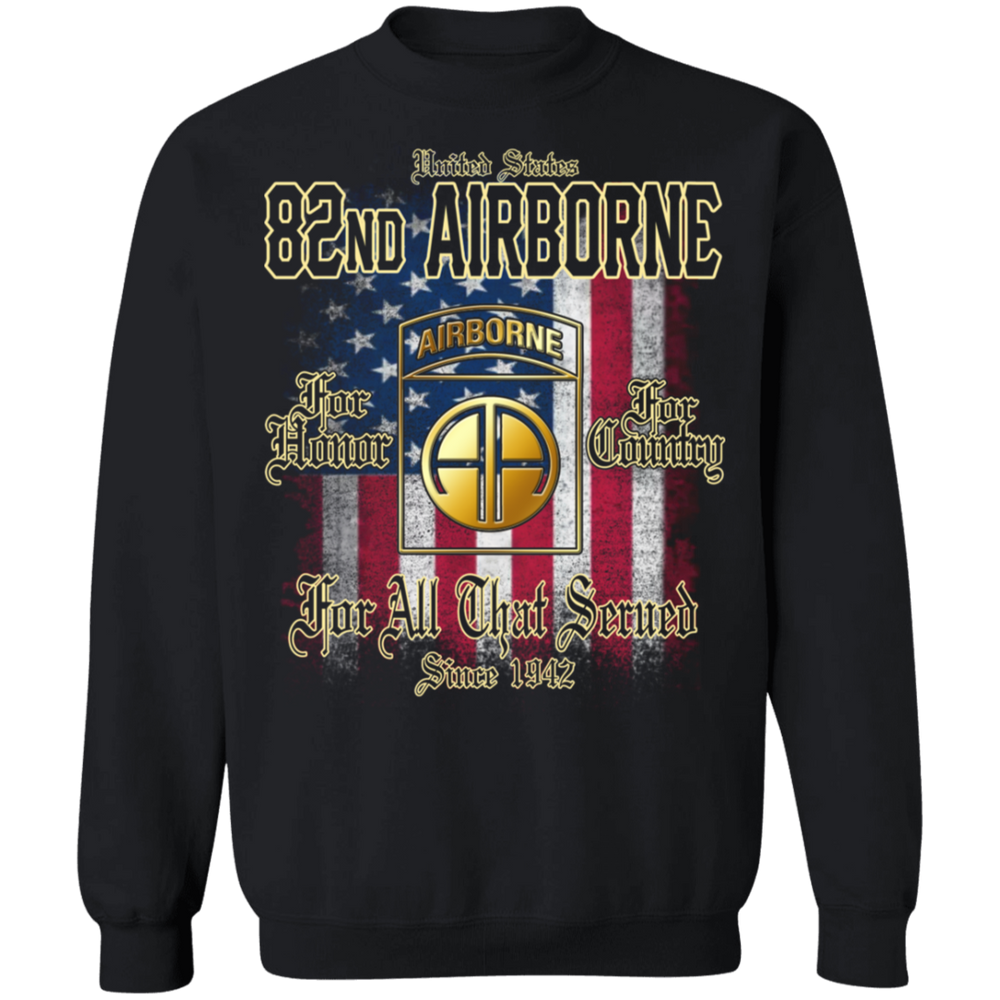 82ND AIRBORNE FOR ALL THAT SERVED SINCE 1942 SHIRT