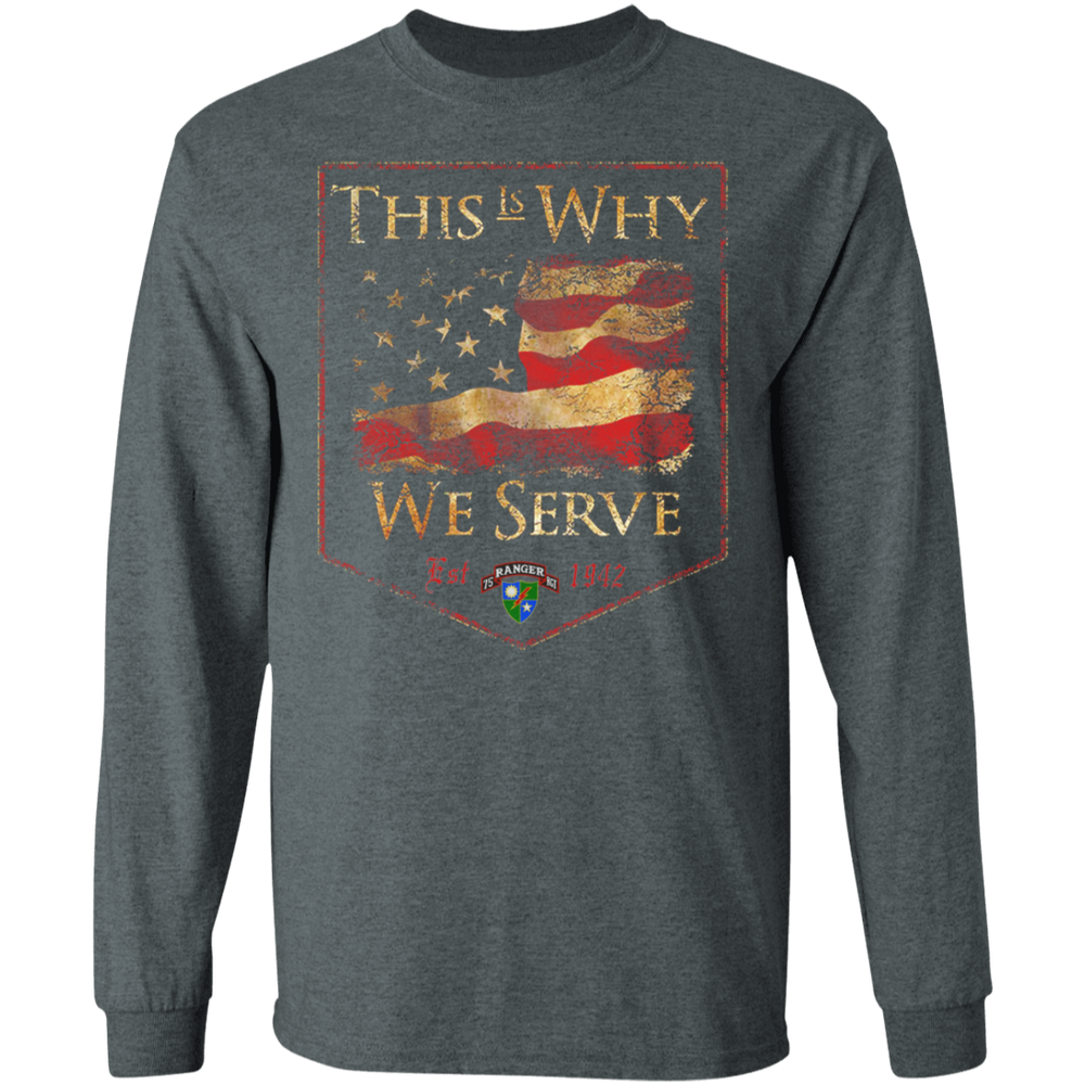 75TH THIS IS WHY WE SERVED SHIRT