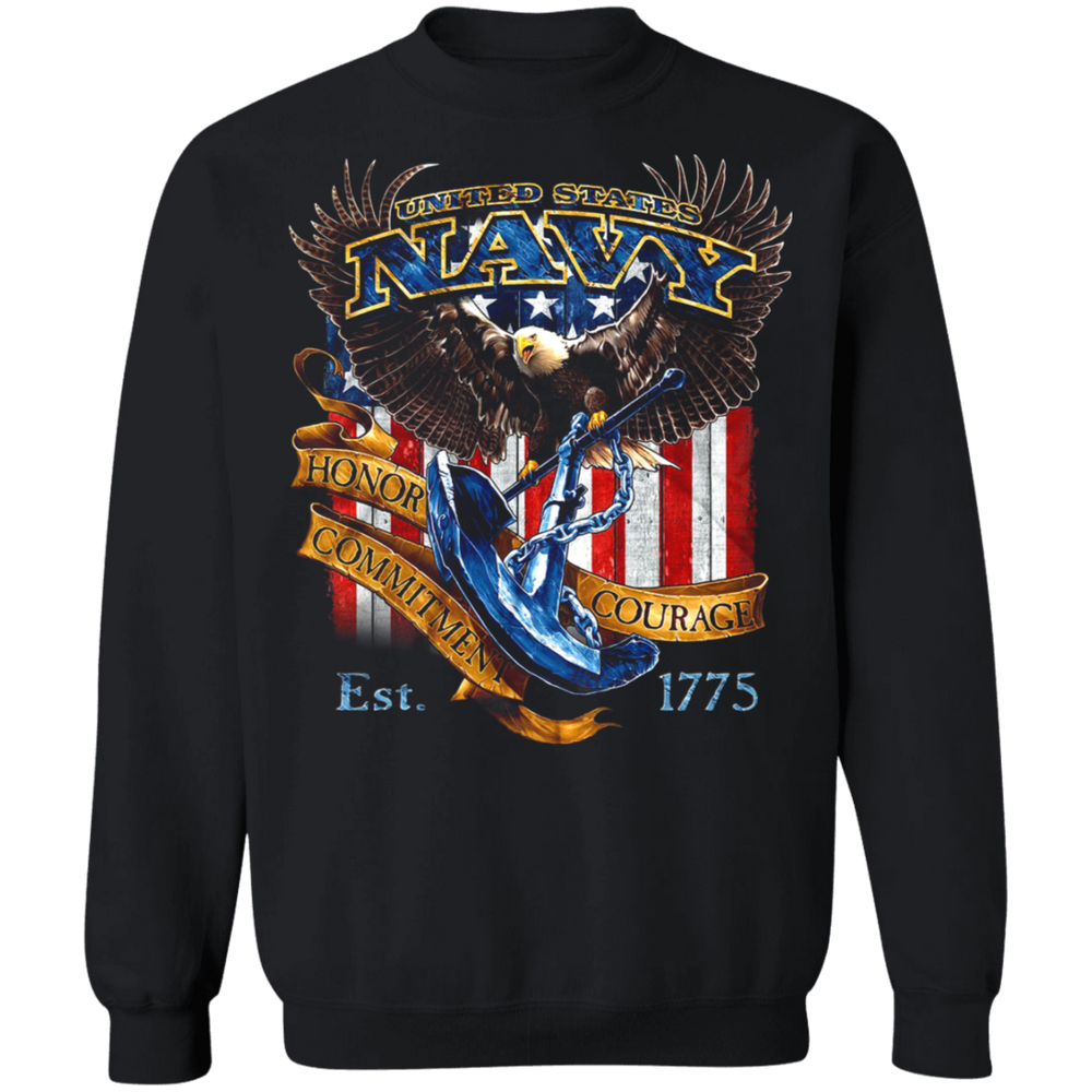 US NAVY EST 1775 SHIRT