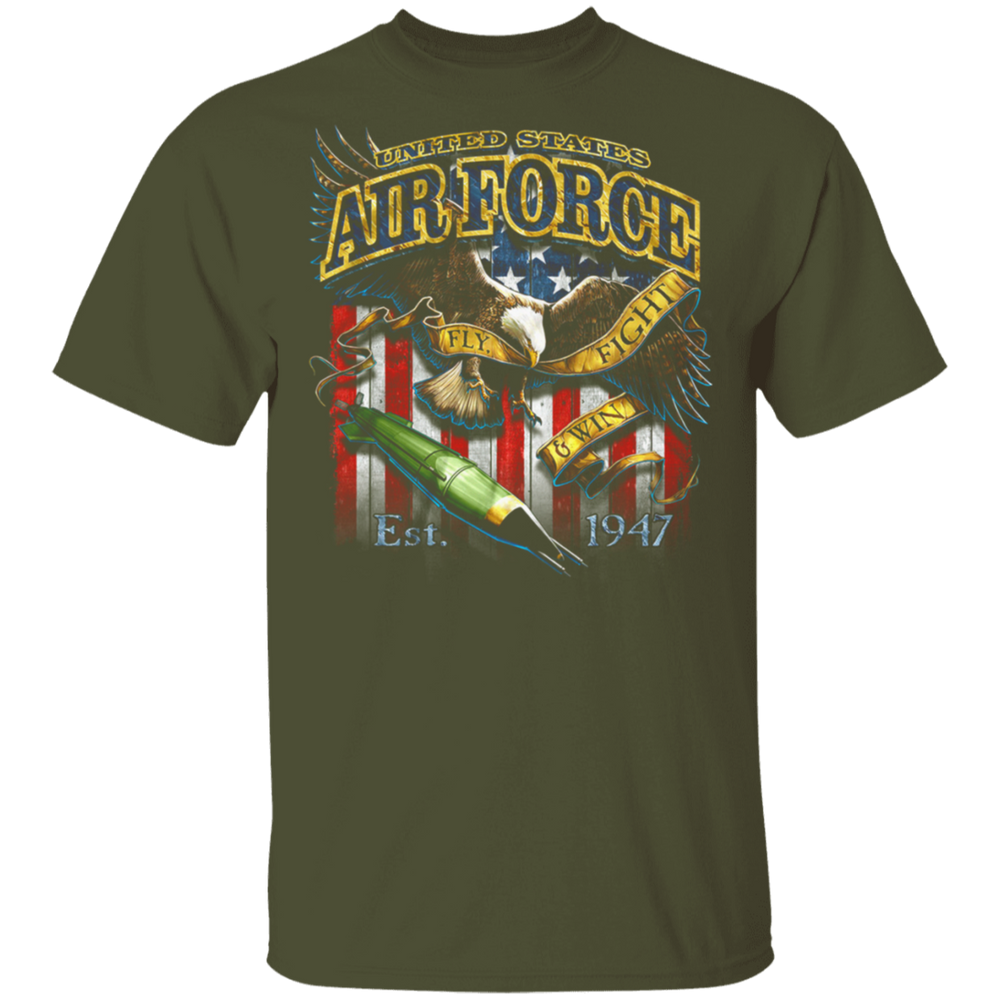 US AIR FORCE FLY FIGHT WIN EST 1947 SHIRT