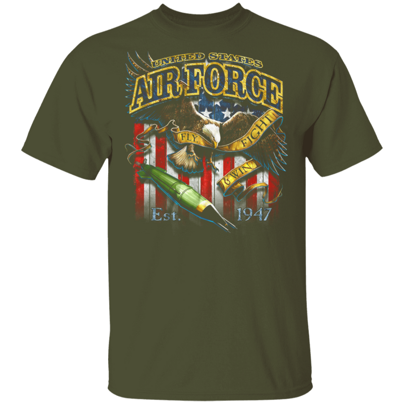 US AIR FORCE FLY FIGHT WIN EST 1947 SHIRT