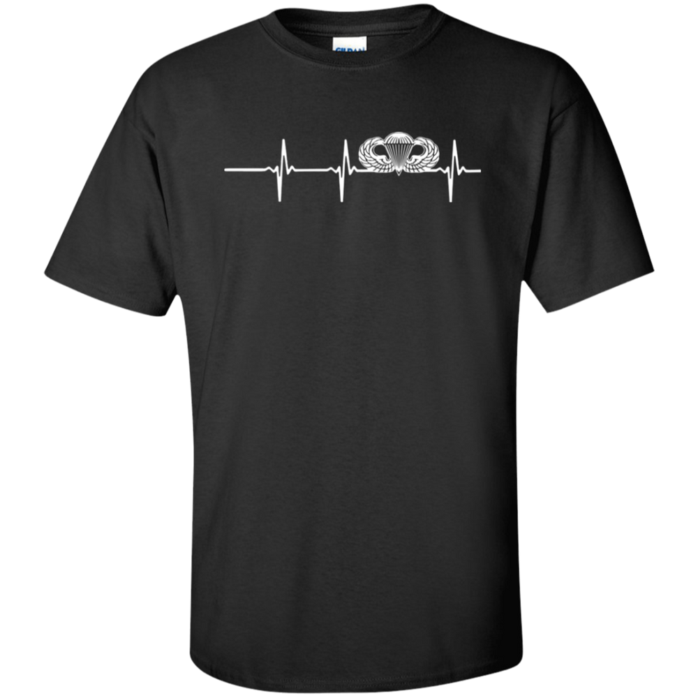 Basic Parachutist Badge Heartbeat Shirt
