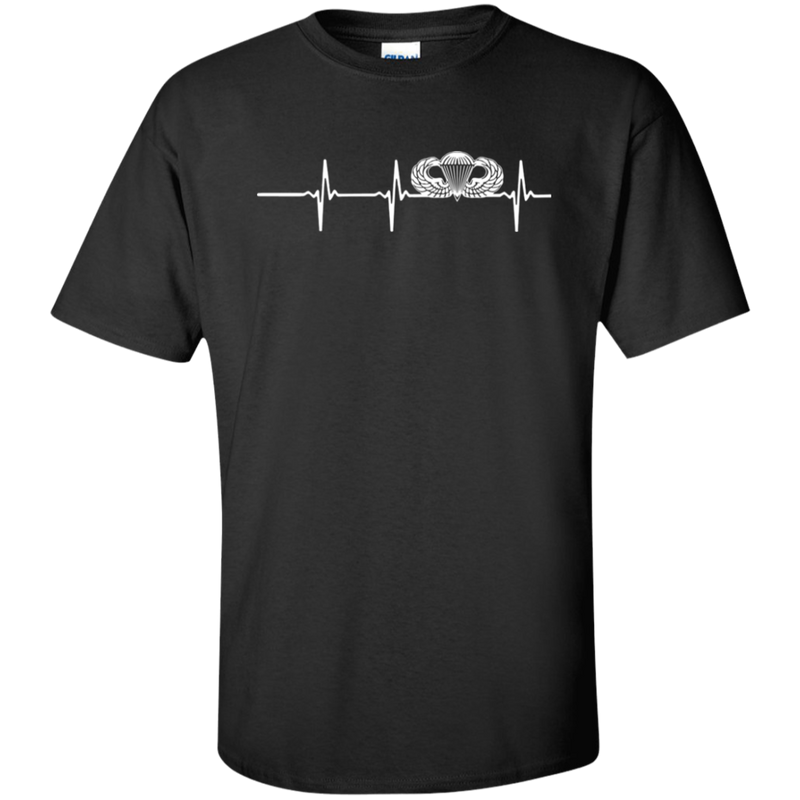 Basic Parachutist Badge Heartbeat Shirt