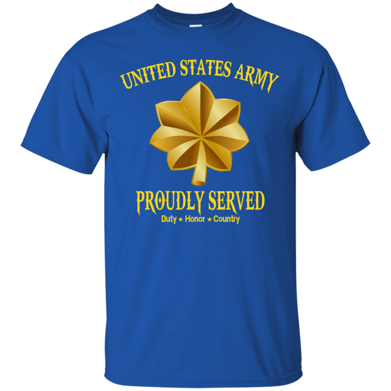 Army Major Proudly Served Shirt