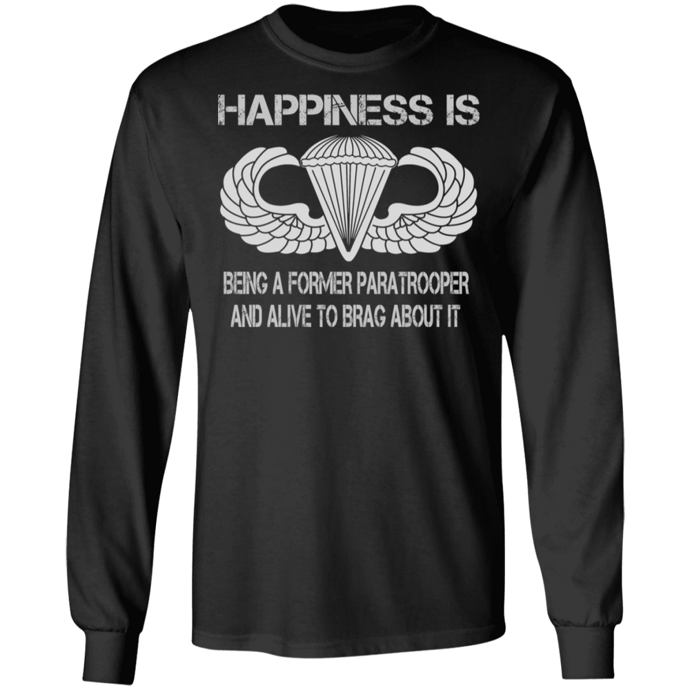 HAPPINESS IS BASIC PARACHUTIST SHIRT