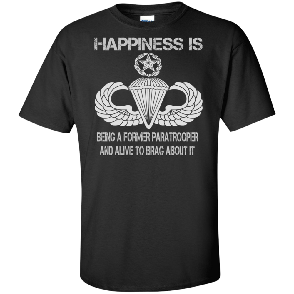 HAPPINESS IS MASTER PARACHUTIST SHIRT