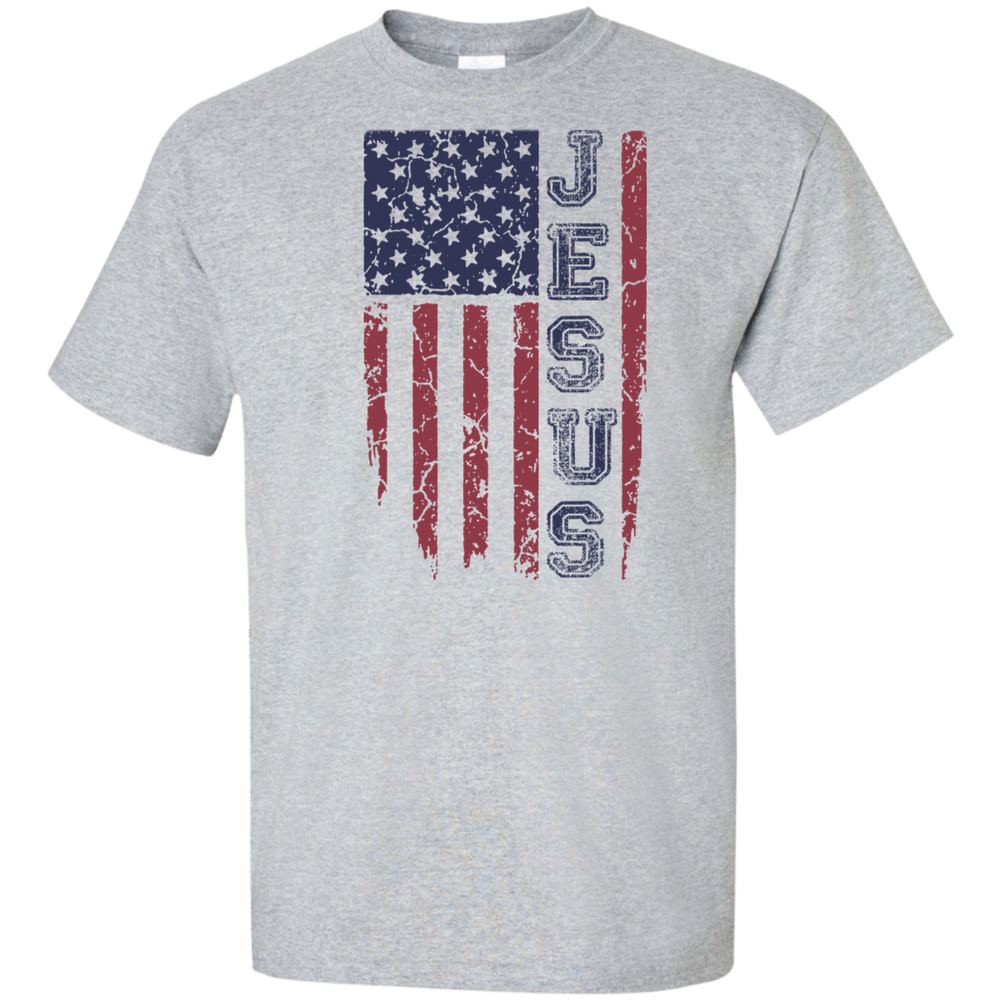 US FLAG JESUS SHIRT