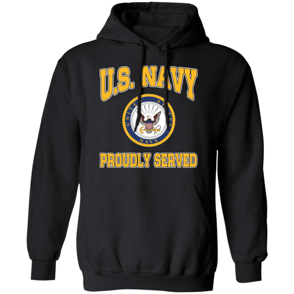 USN LOGO PROUDLY SERVED SHIRT