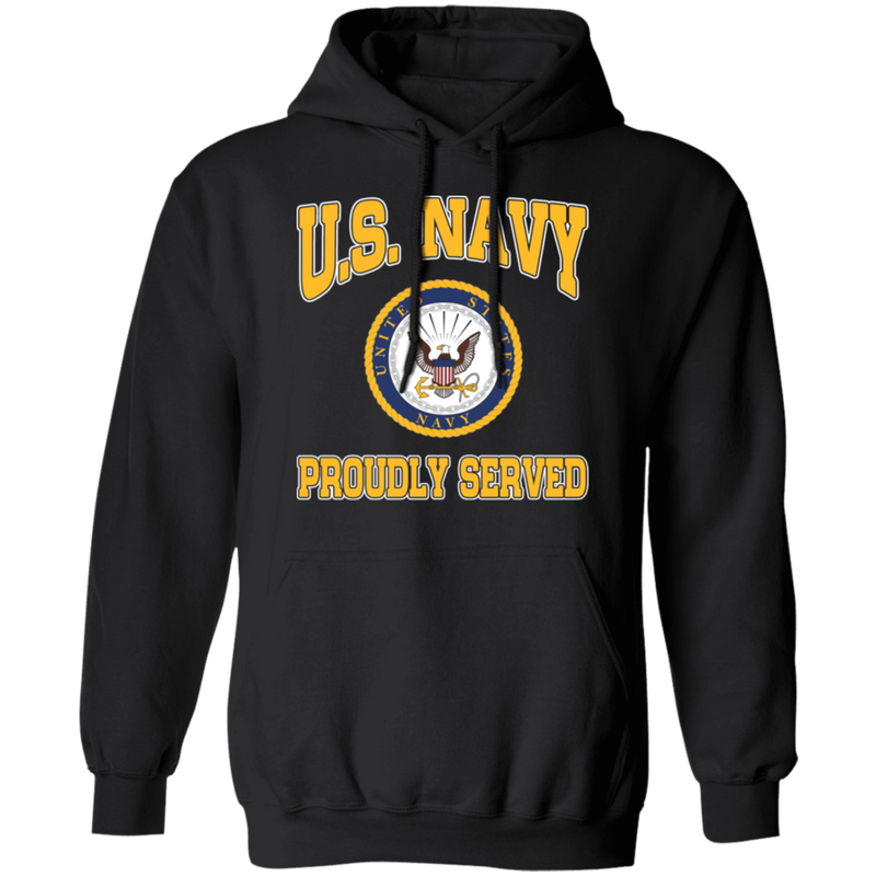 USN LOGO PROUDLY SERVED SHIRT