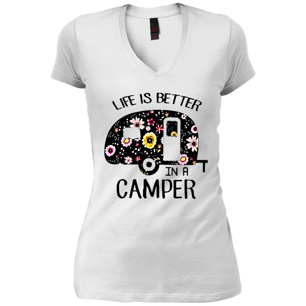 Life is better in a camper flower shirt