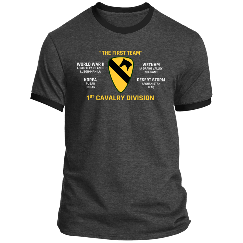 THE FIRST TEAM 1ST CAVALRY DIVISION SHIRT