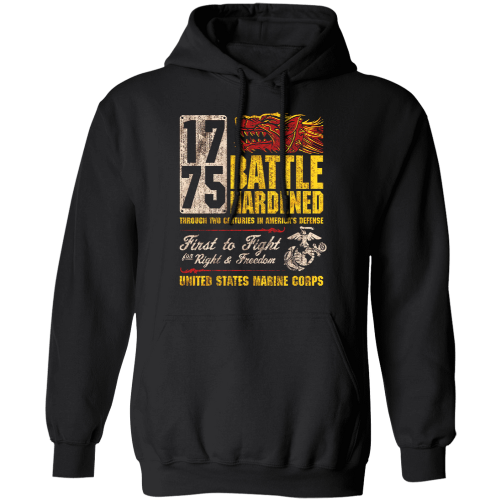 1775 BATTLE HARDENED US MARINES CORPS SHIRT