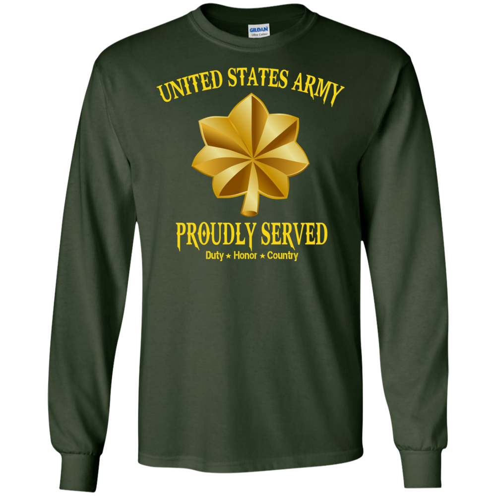 Army Major Proudly Served Shirt