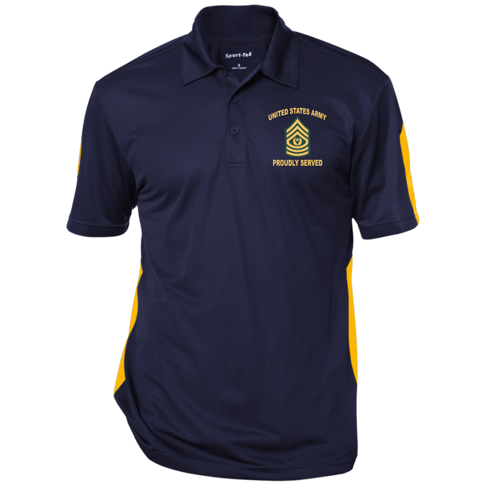 Army Proudly Served E9 - command sergeant major (CSM) windshirt jacket polo