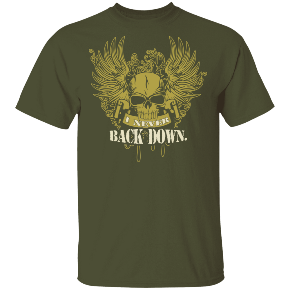 I NEVER BACK DOWN SHIRT