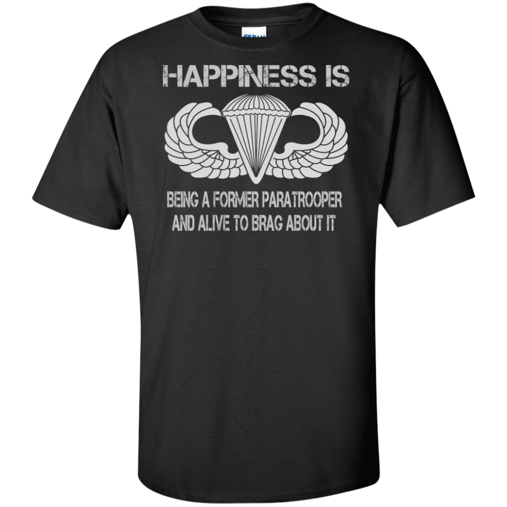 HAPPINESS IS BASIC PARACHUTIST SHIRT