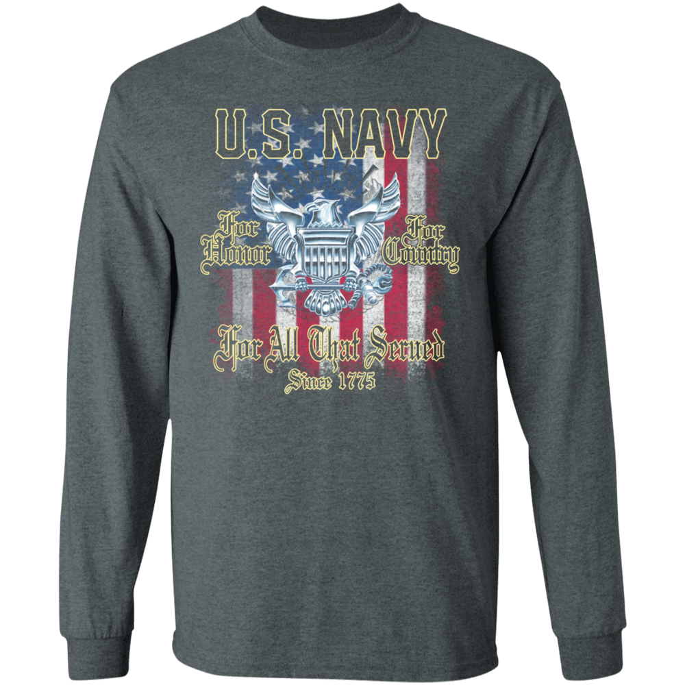 US NAVY FOR ALL THAT SERVED SINCE 1775 SHIRT