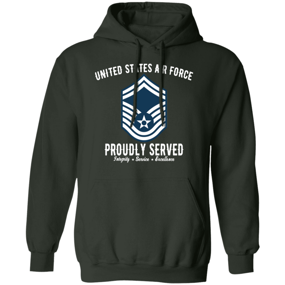 AIR FORCE PROUDLY SERVED E8 SHIRT