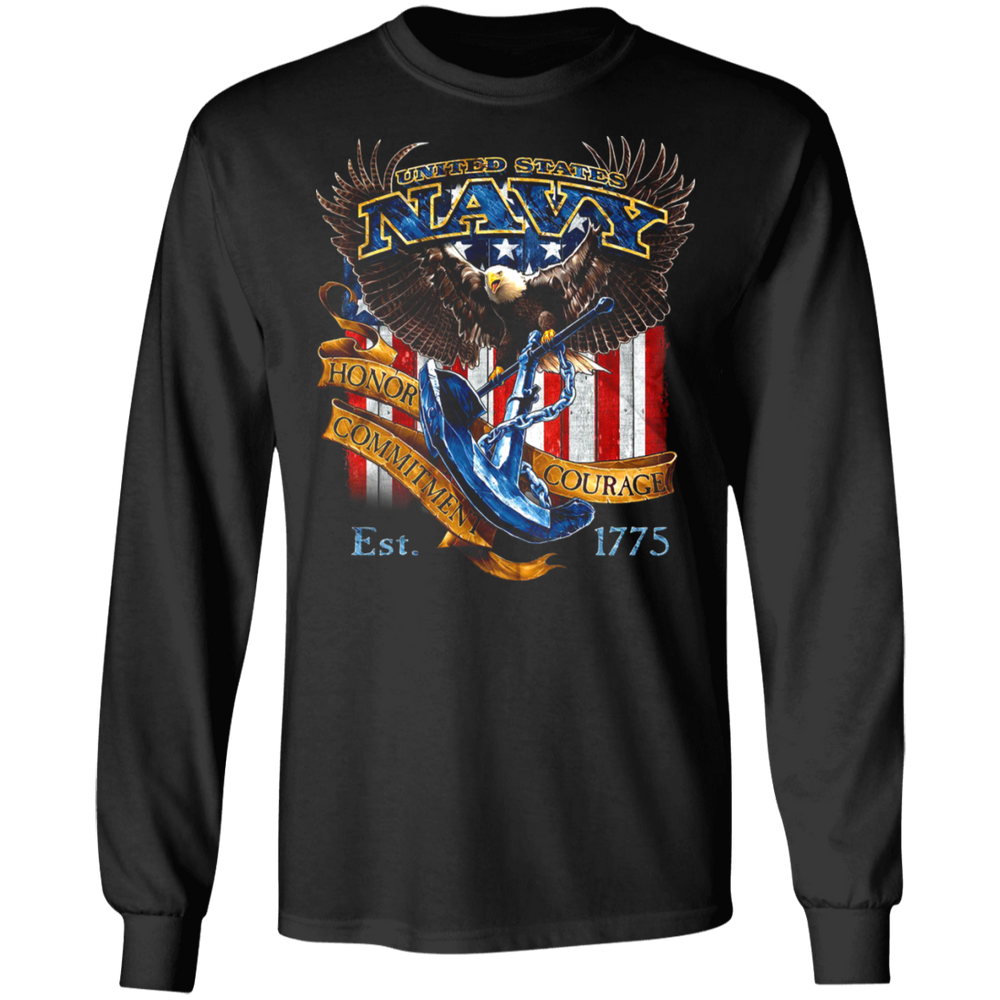 US NAVY EST 1775 SHIRT