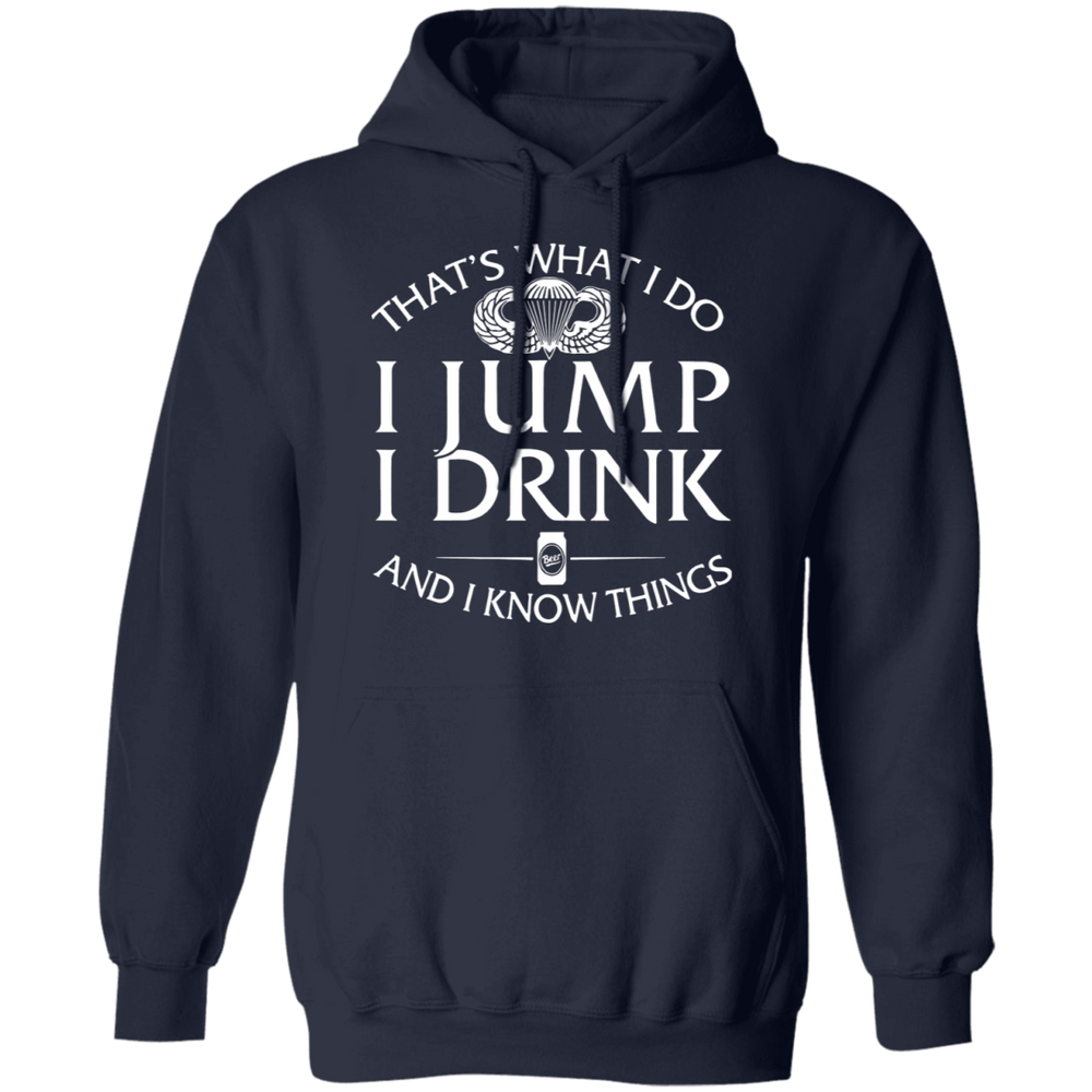 Basic Parachutist Badge I Jump Drink Shirt